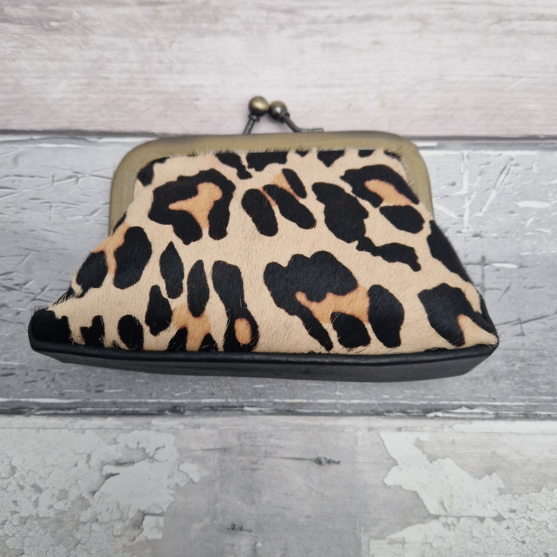 Animal print purse