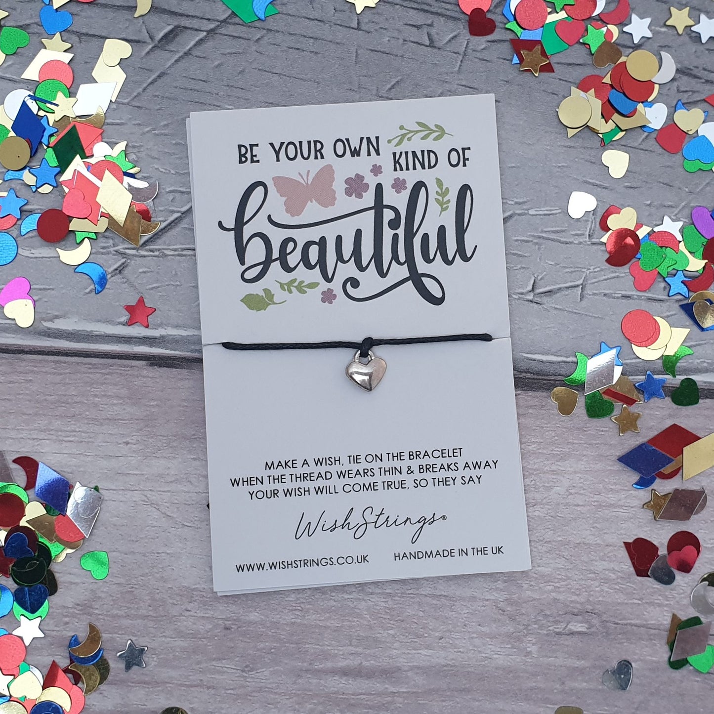 Be your own kind of beautiful Wishstring