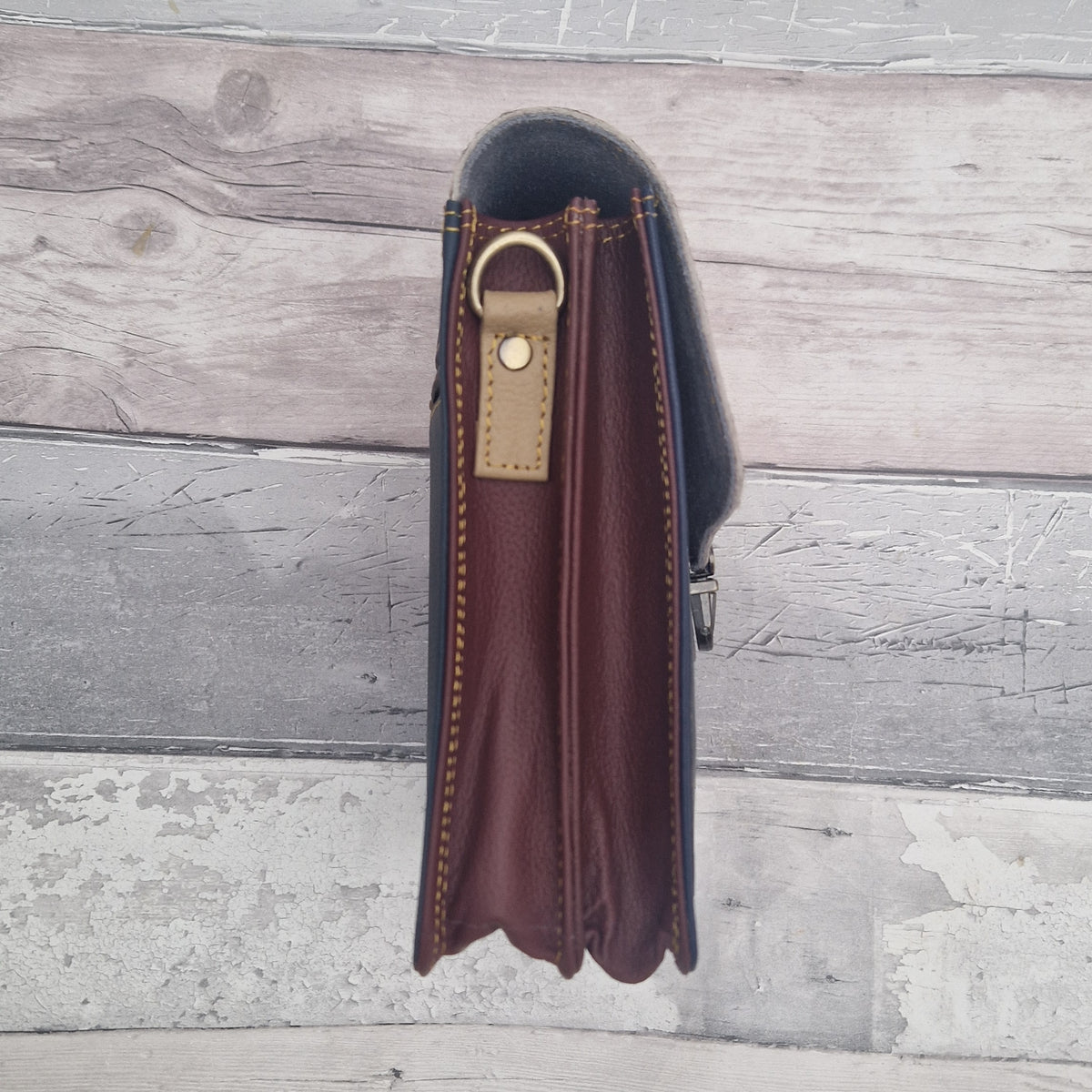 Side view of Darshana bag by Sassy Spirit.