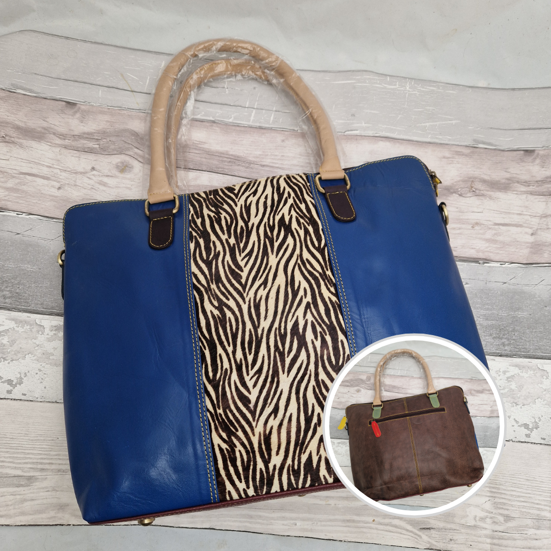 Bolso bandolera azul sale