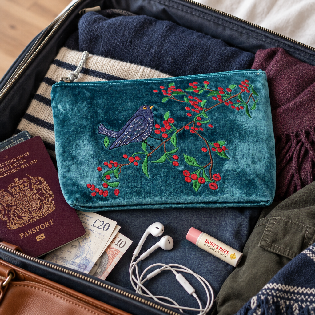 Blackbird Pouch Travel Proportions