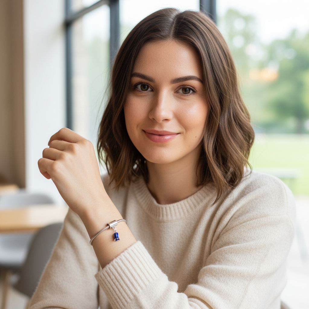 Bluebell Bracelet Charm – Full Face