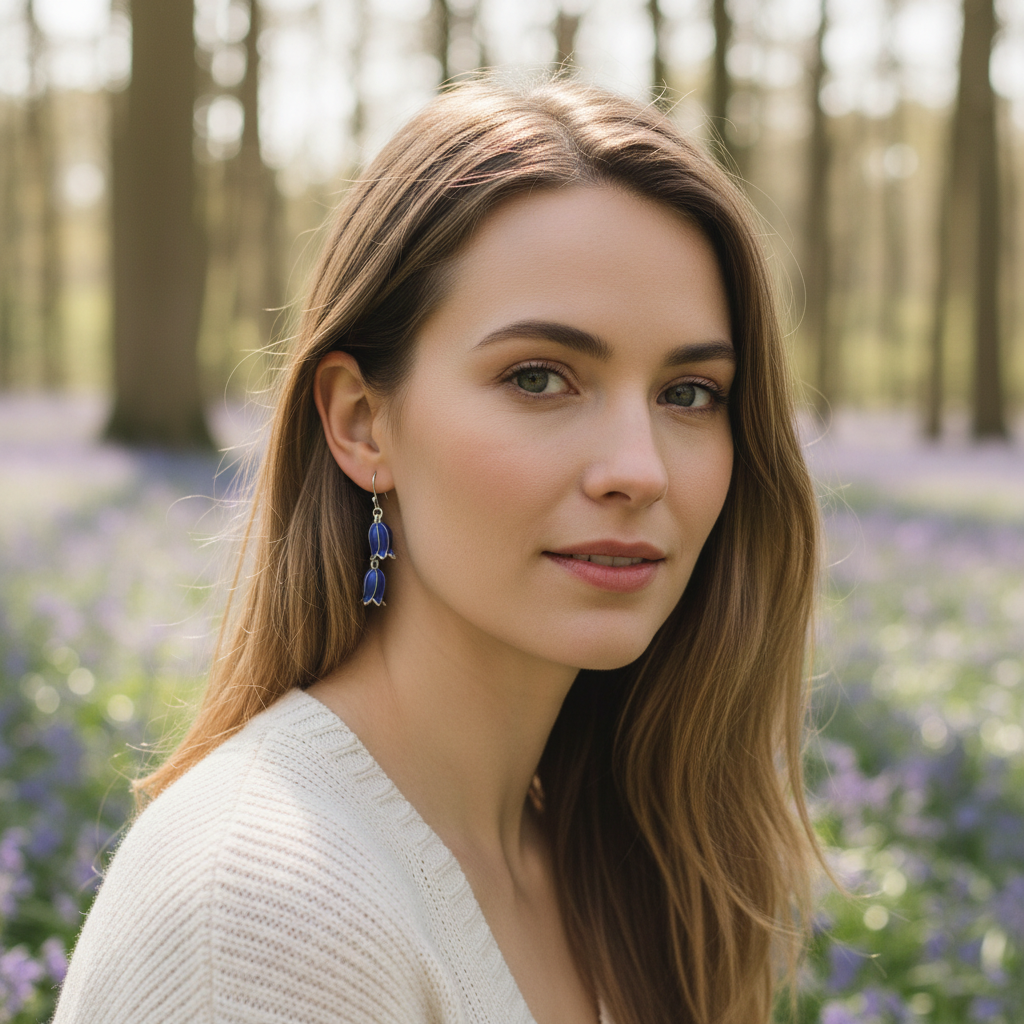 Bluebell Earrings – Full Face