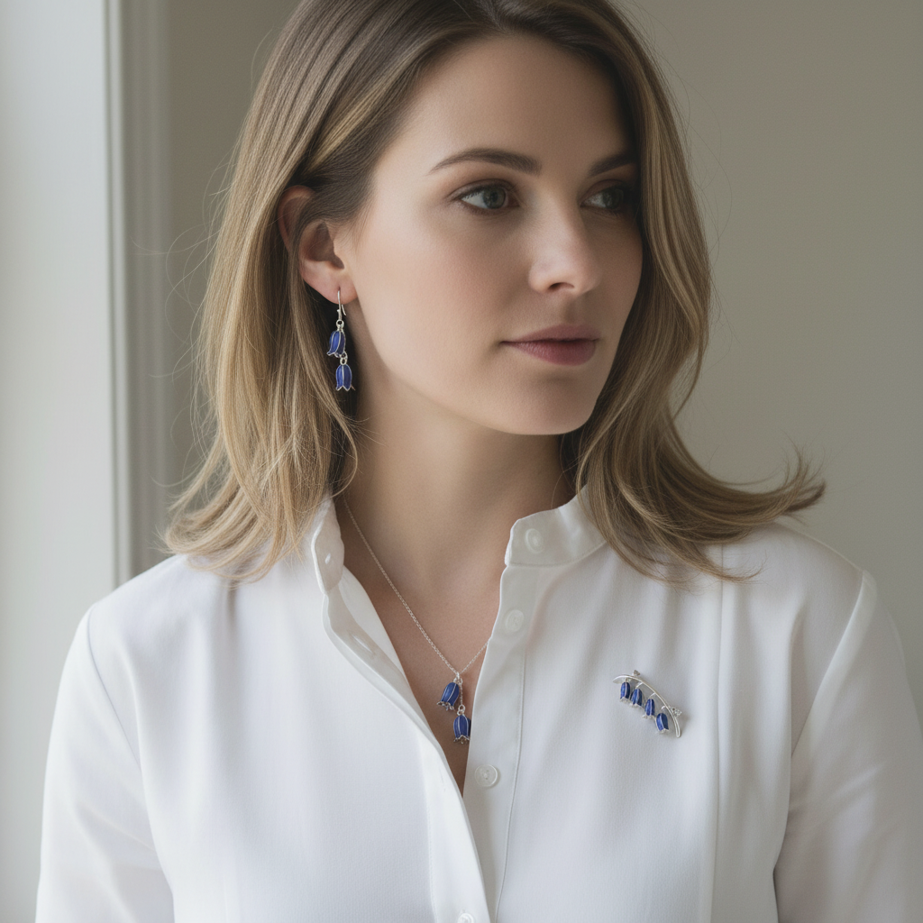 Bluebell Set – Close-up Worn