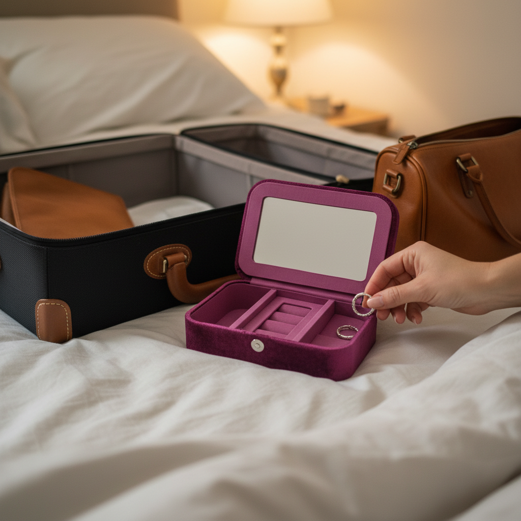 Bramble jewellery box travel