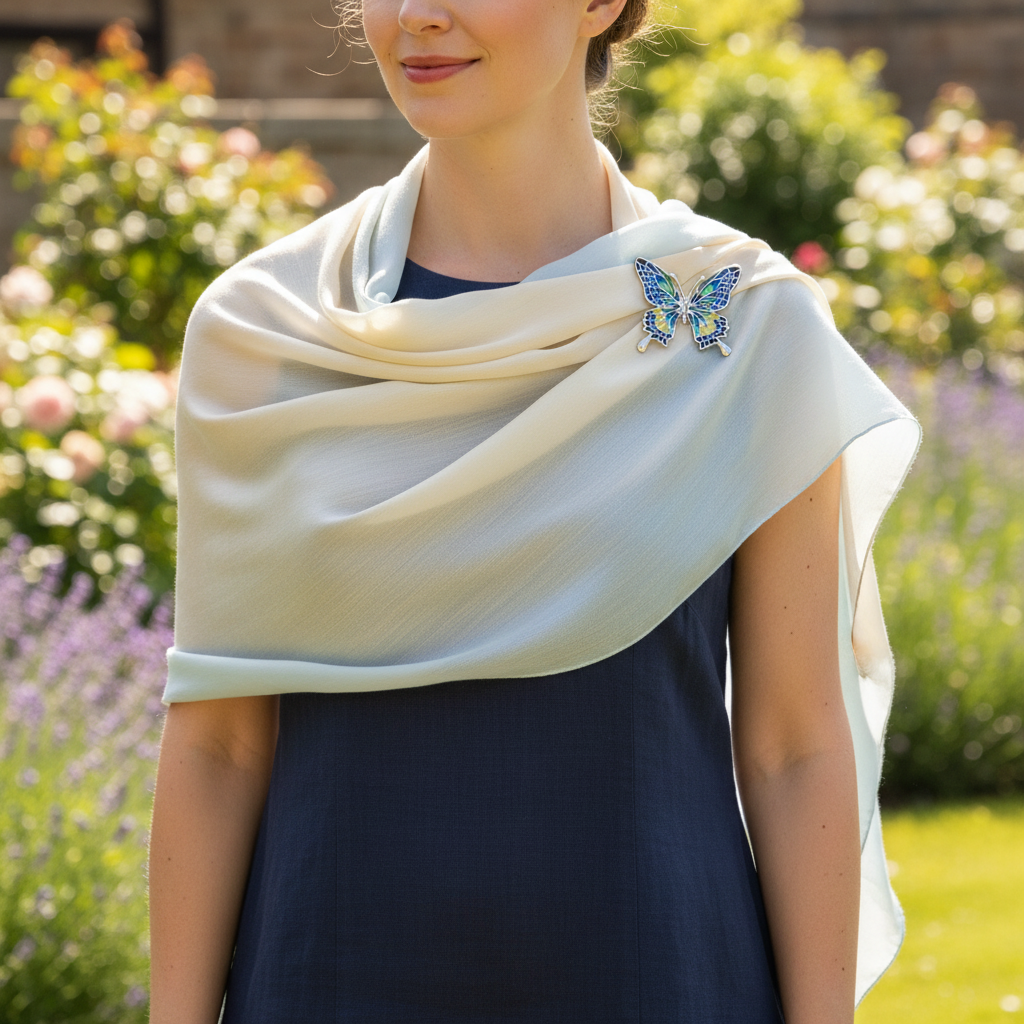 Butterfly Brooch - Pashmina