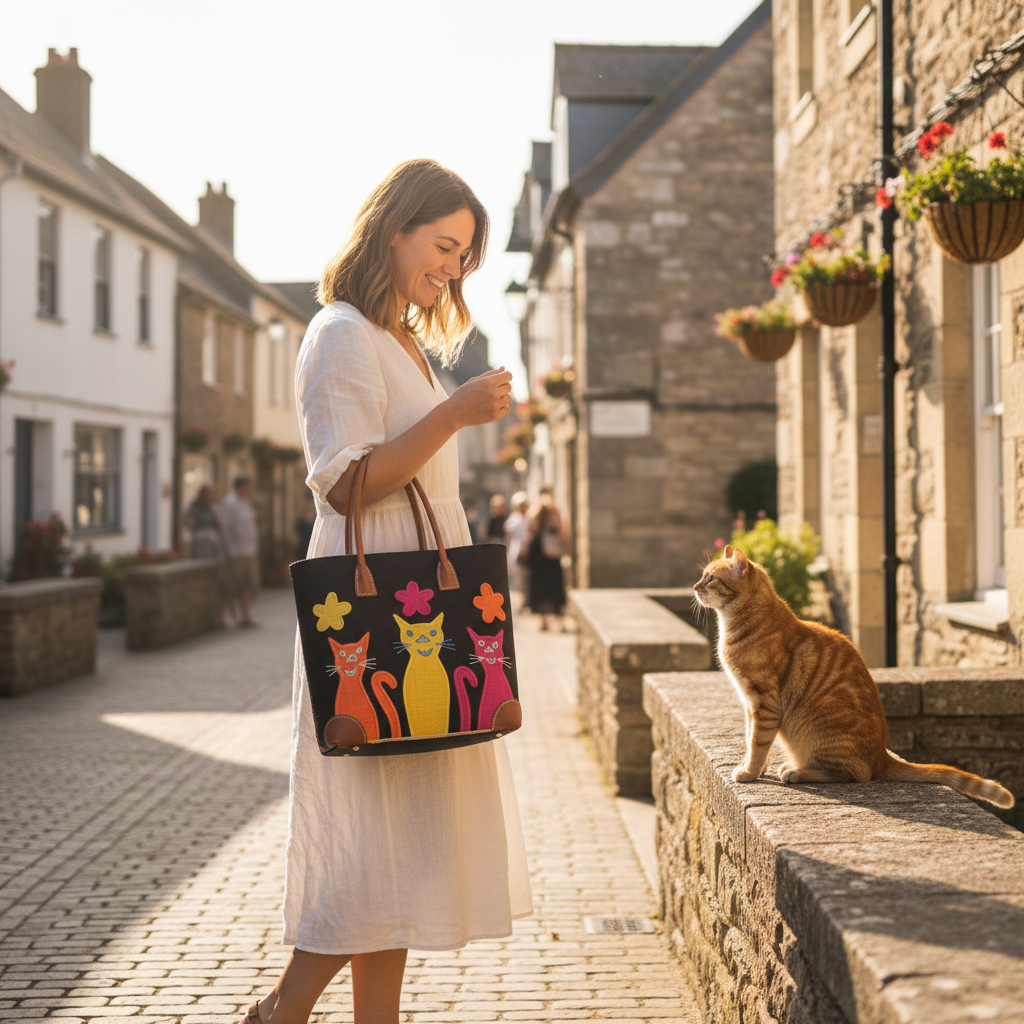 Cat basket high street lifestyle