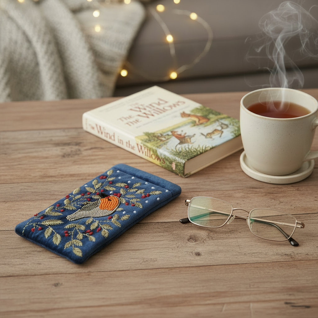 Dusky Blue — Robin & Holly with Wind in the Willows