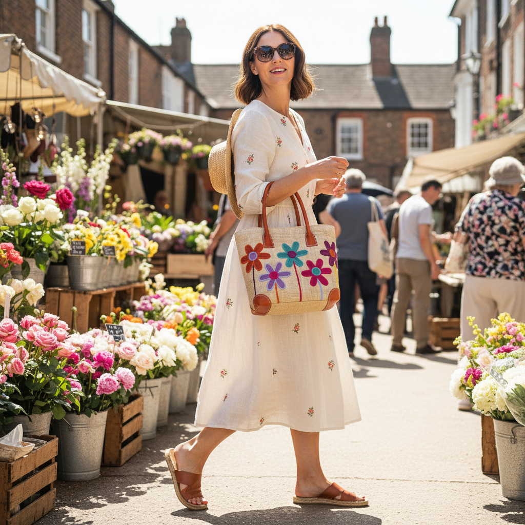 Floral Basket - Flower Market