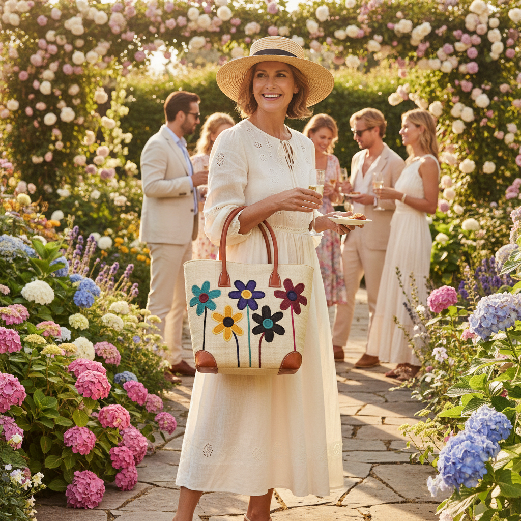 Floral Basket - Garden Party