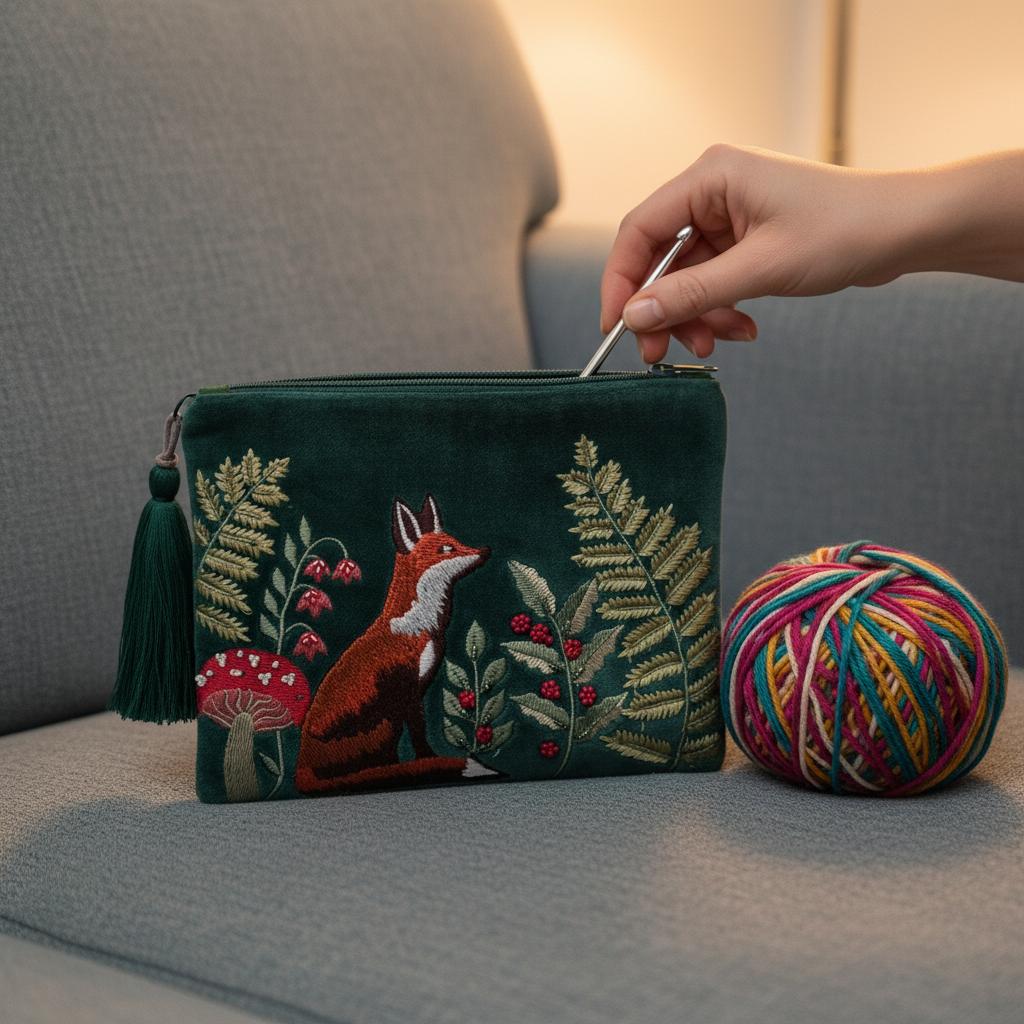 Fox pouch crochet