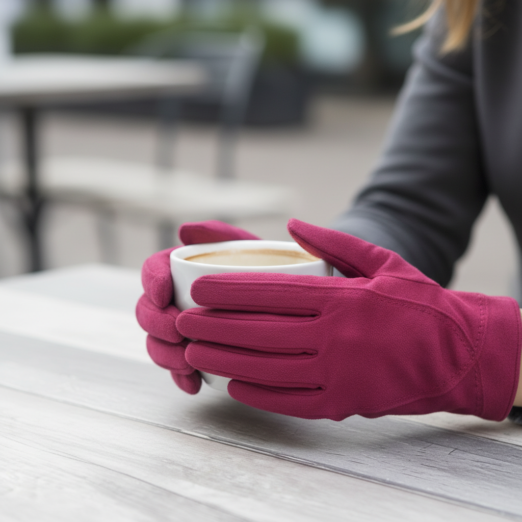 Fuchsia gloves lifestyle