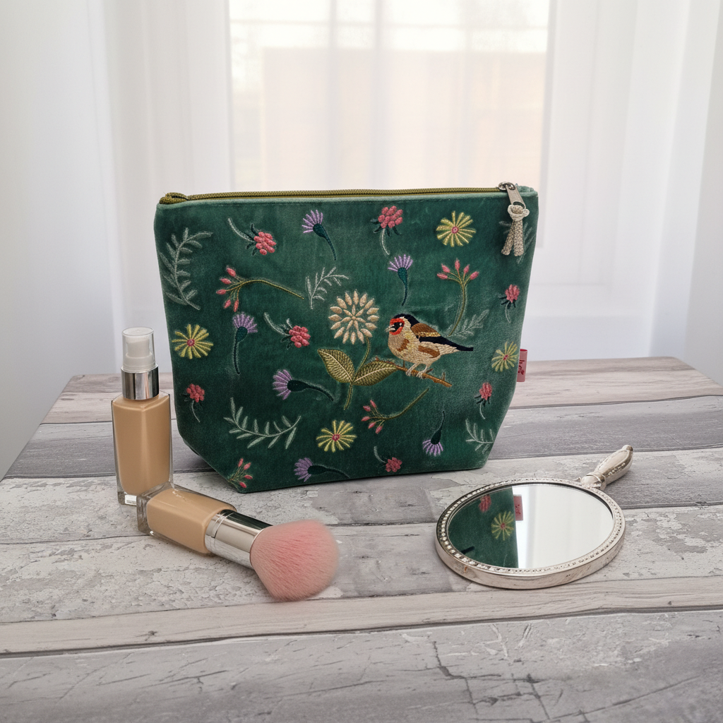 Green Goldfinch Bag Makeup Revised