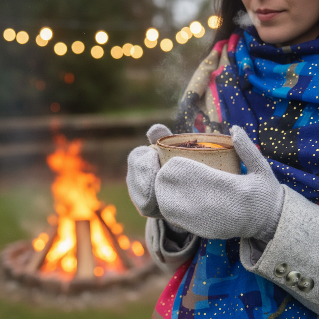 Grey Mittens - Mulled Cider at Autumn Event