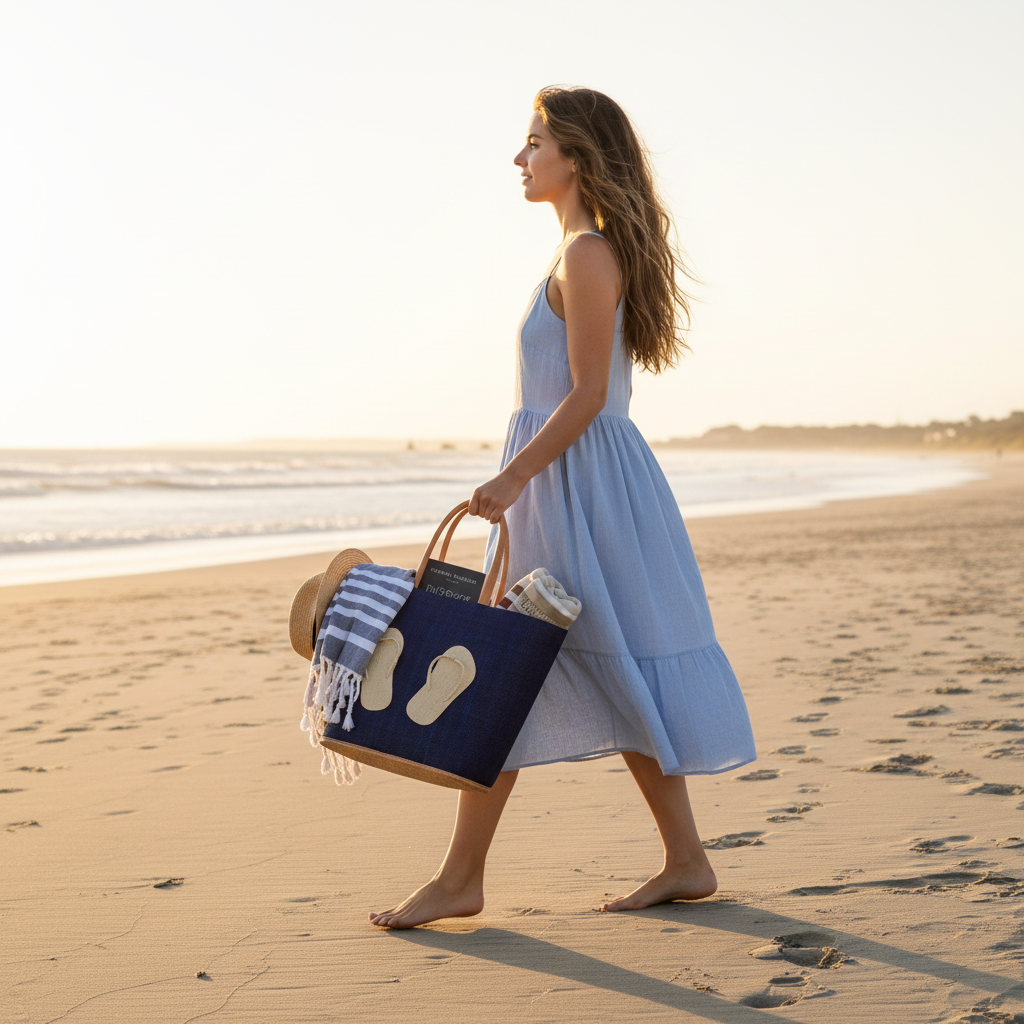 Navy basket beach walk attempt 3