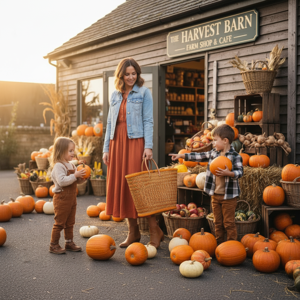 Orange Basket - Pumpkin Patch with Kids
