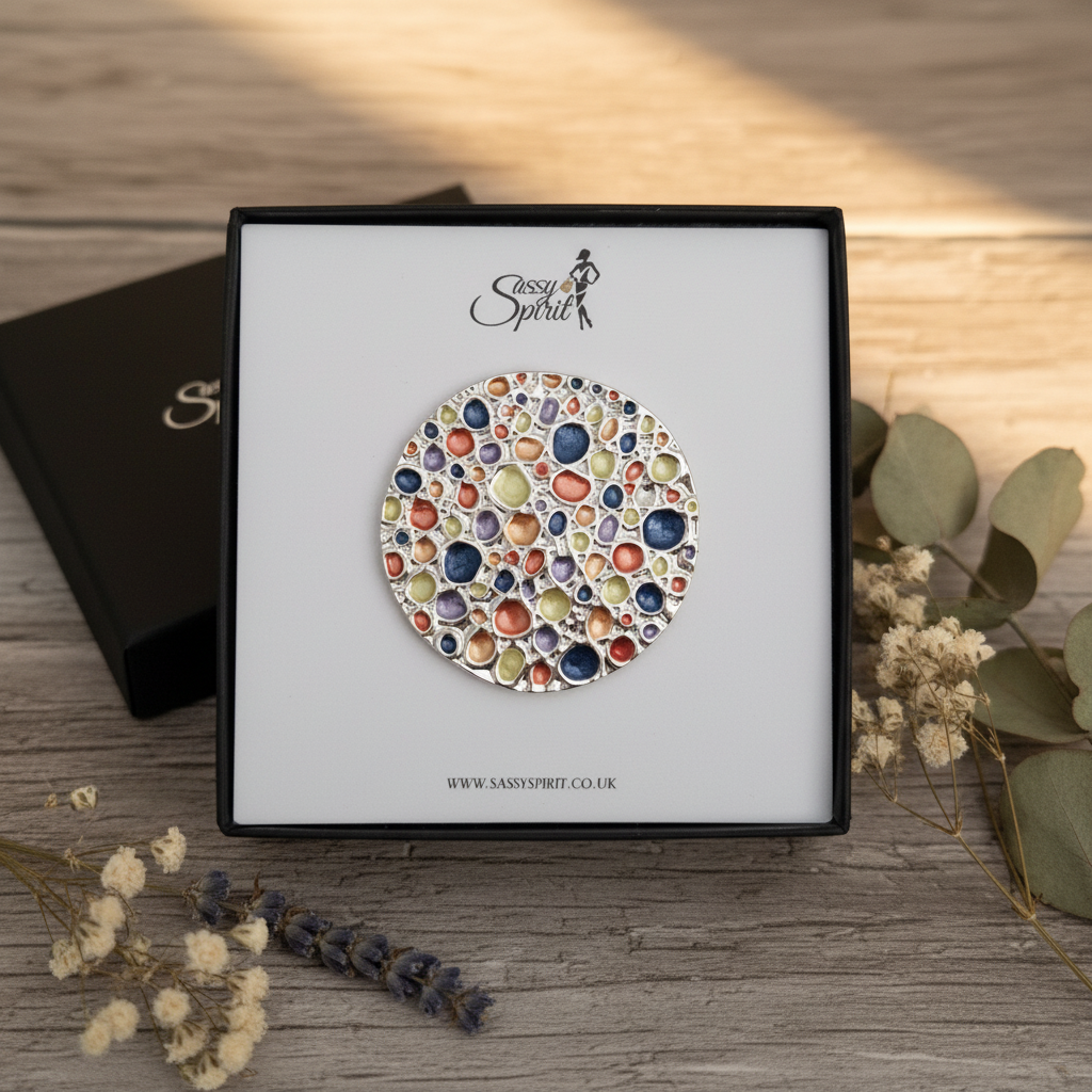Pebble Brooch - Gift Shot