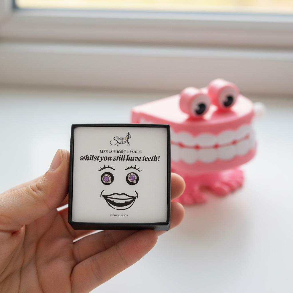 Product with correct card and teeth toy background