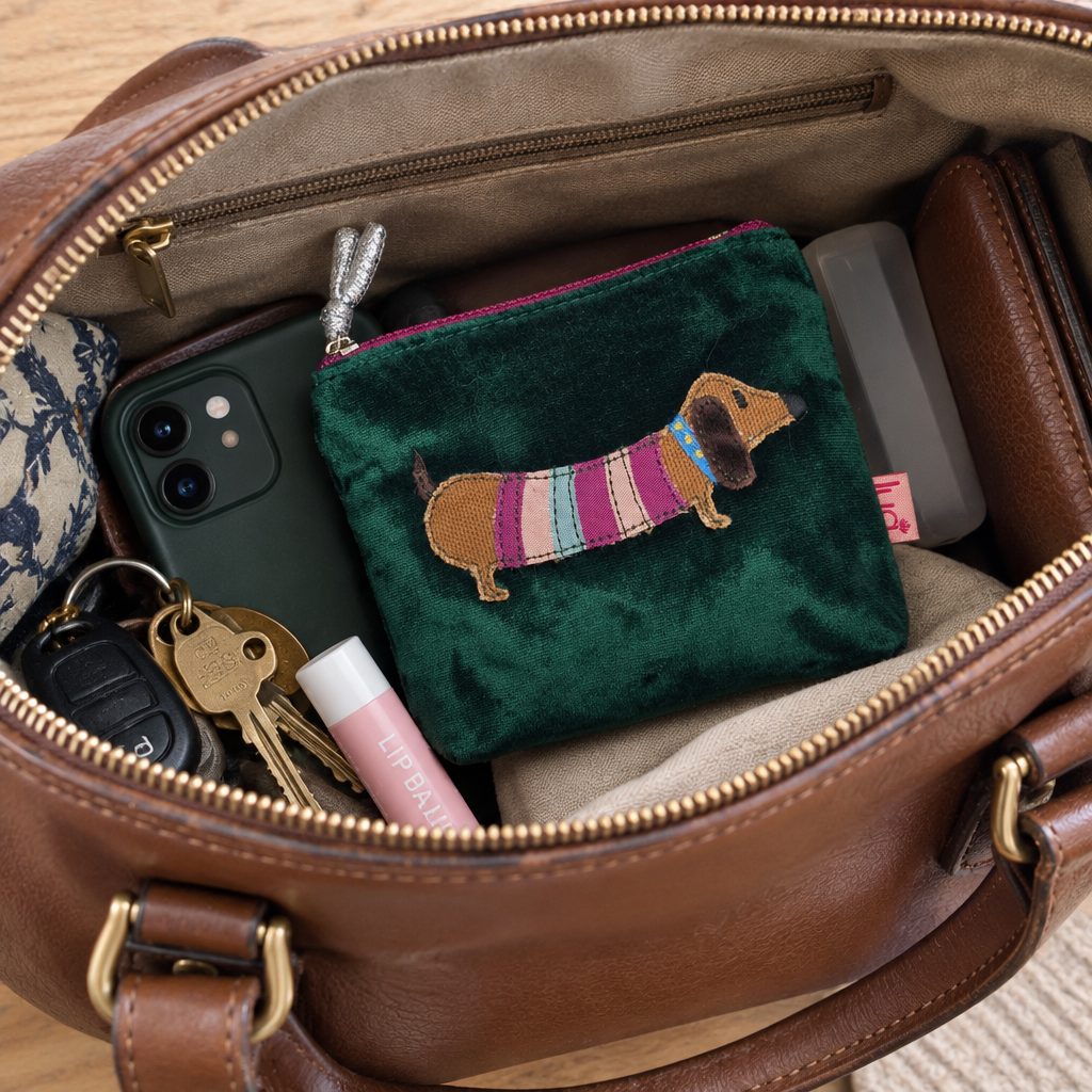 Sausage Dog Purse Handbag