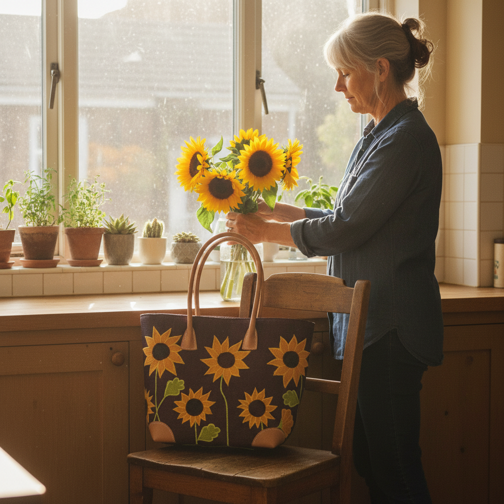 Sunflower Basket - Kitchen Chair