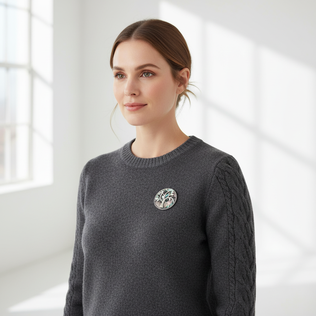 Tree of Life Brooch - Modelled