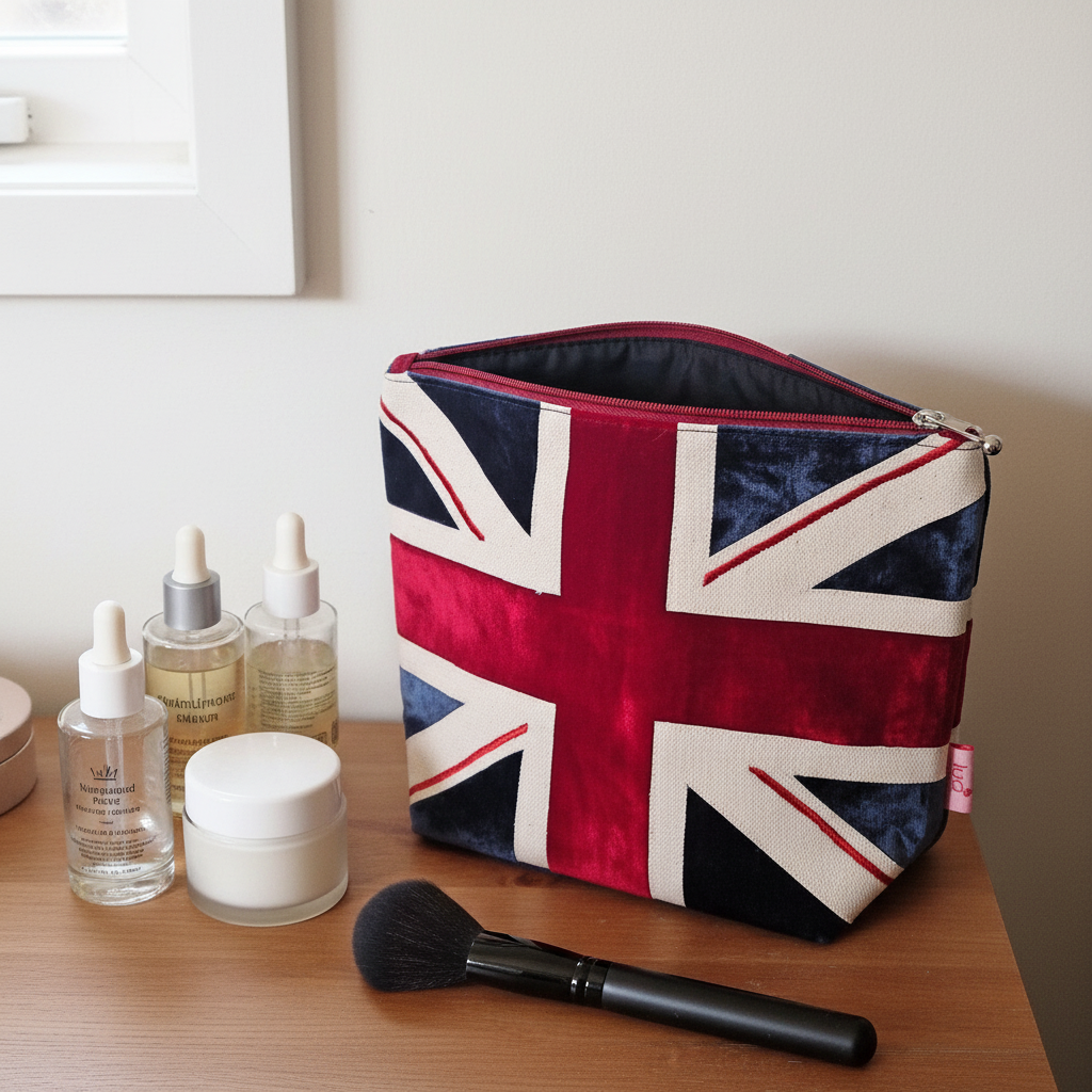 Union Jack Bag Bathroom
