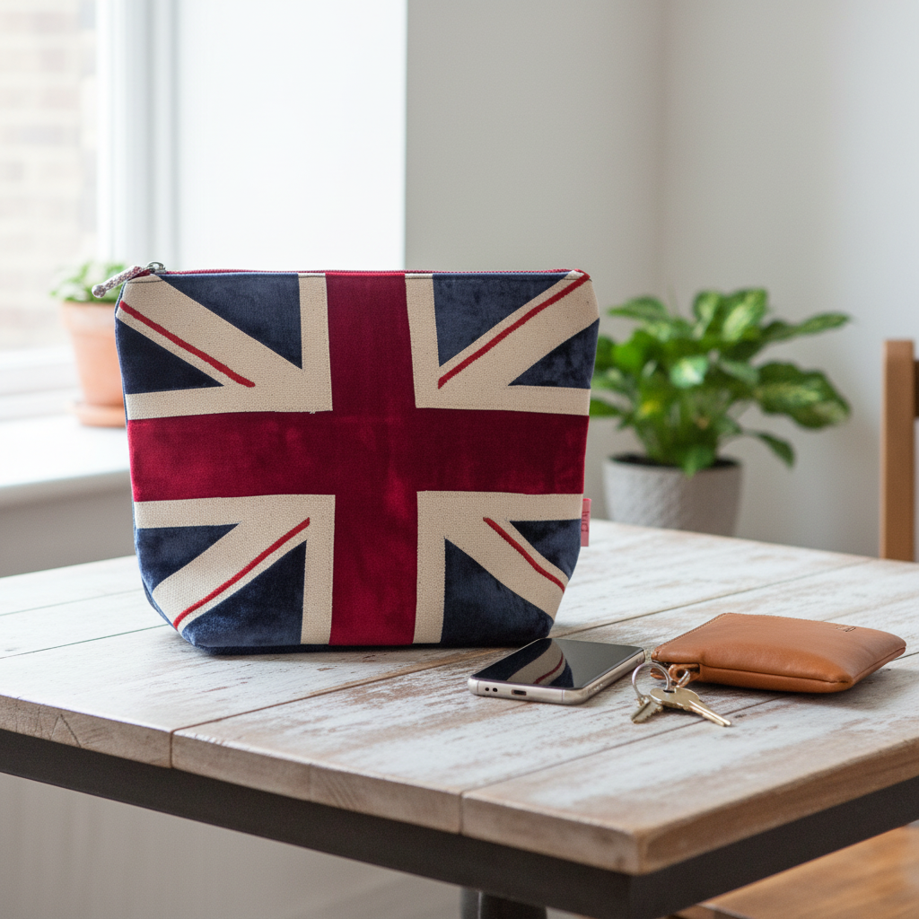 Union Jack Bag Handbag Organiser