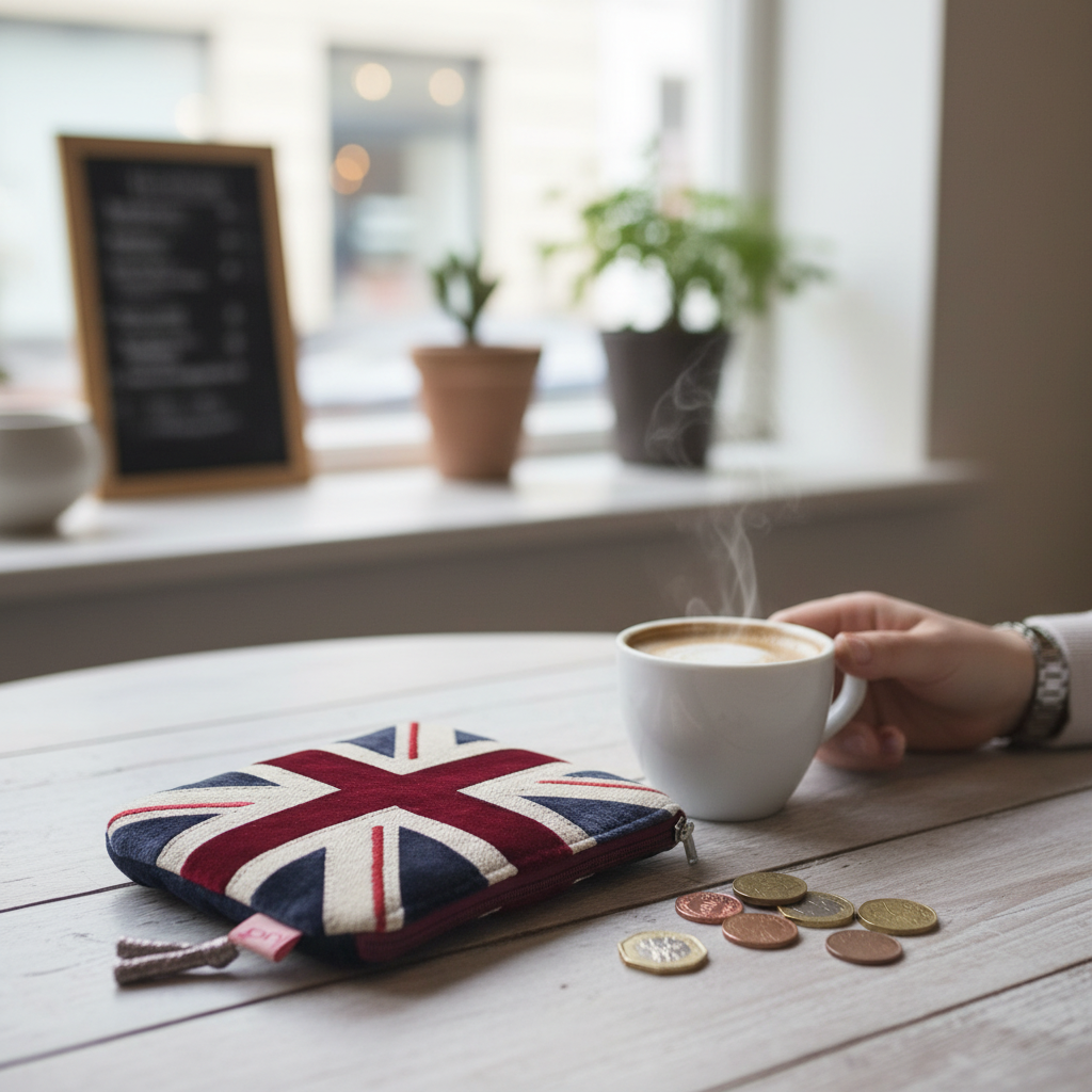 Union Jack Velvet Purse Lifestyle