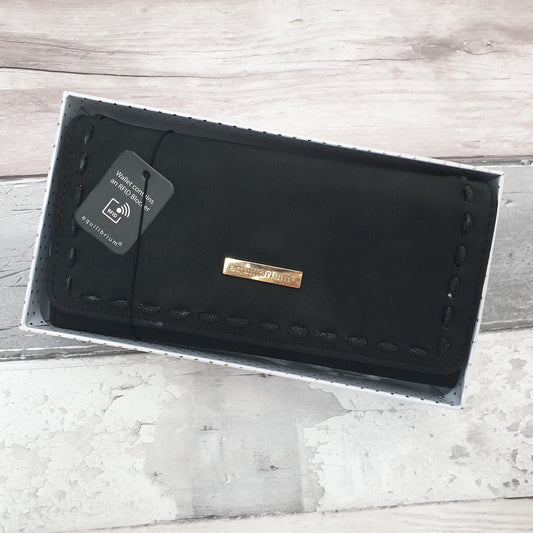 Photo of a gift boxed black purse
